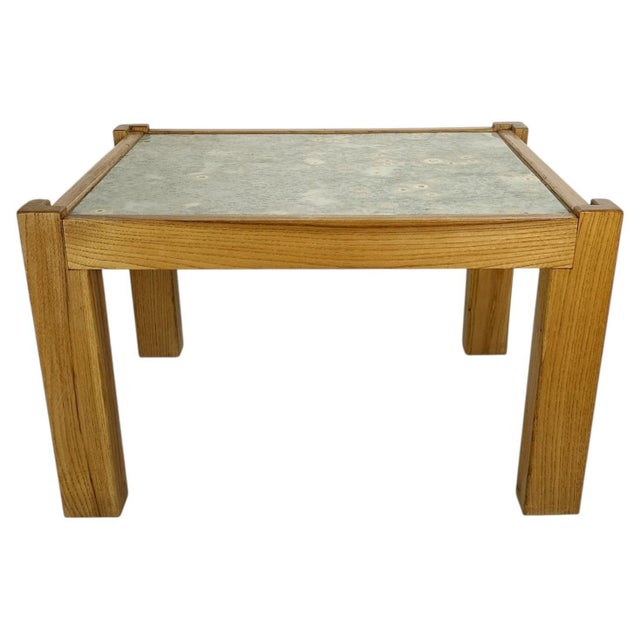 Scandinavian Wood and Ceramic Table, Sweden, 1970s For Sale - Image 13 of 13