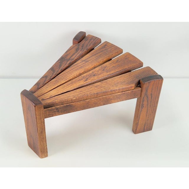 Brutalist Triangular Side Table by Dittman for Awa Radbound, 1960s For Sale - Image 9 of 9