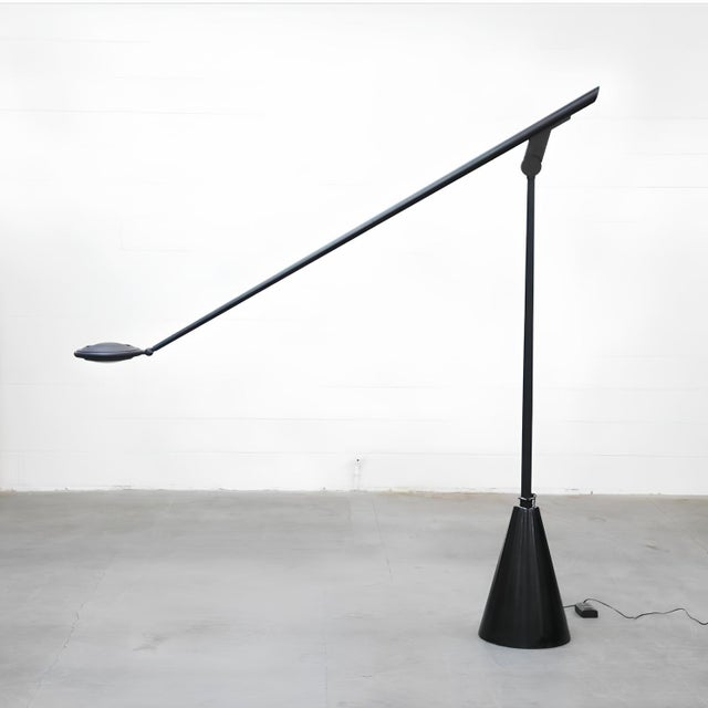 1980s Large Giraffe Floor Lamp by Hans von Klier for Bilumen, 1980s For Sale - Image 5 of 5