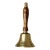Brass Bell With Wooden Handle For Sale