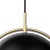 Louis Weisdorf Louis Weisdorf 'Multi-Lite' Pendant Lamp in Black / Brass For Sale - Image 4 of 8