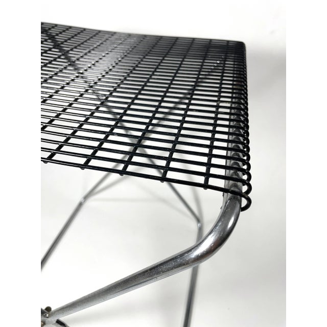 Metal Mid-Century Italian Indoor/Outdoor Folding Table For Sale - Image 7 of 9