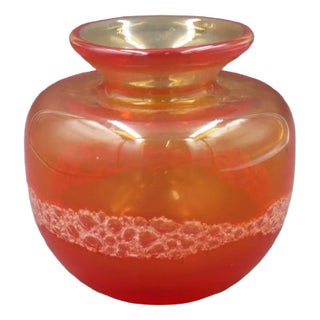 Vase in Glass by Jindra Beránek, 1970 For Sale