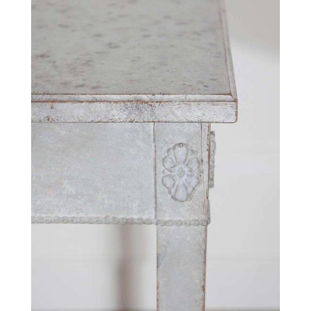 Swedish Gustavian Style Painted Console Table, Circa 1880 For Sale - Image 9 of 10