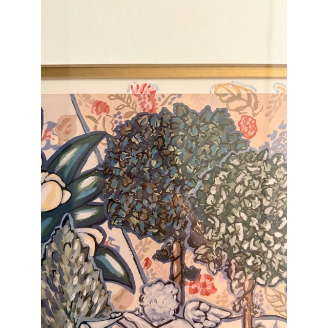 1990s Brooke Howie Signed Artist’s Proof Lithograph "Cherub" – Framed For Sale In Detroit - Image 6 of 8