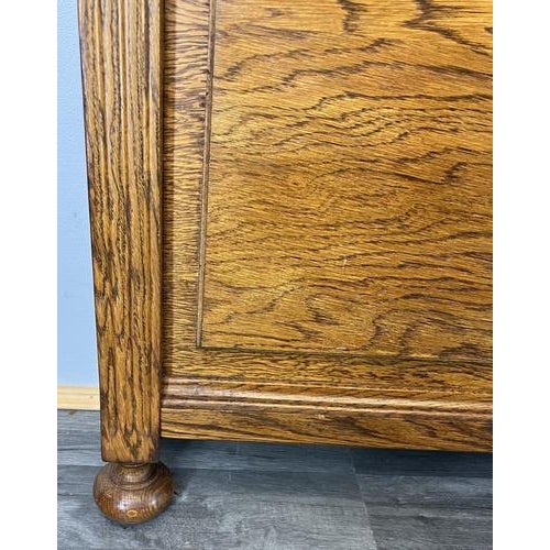 Vintage French Carved Double Bed Footboard For Sale - Image 5 of 9