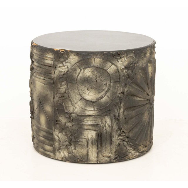 Craft Associates Adrian Pearsall "Goop" Brutalist Circular Side Table For Sale - Image 4 of 7