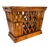 Vintage Handcrafted Bamboo & Rattan Lattice Storage Basket – Chinoiserie / Coastal For Sale - Image 11 of 11
