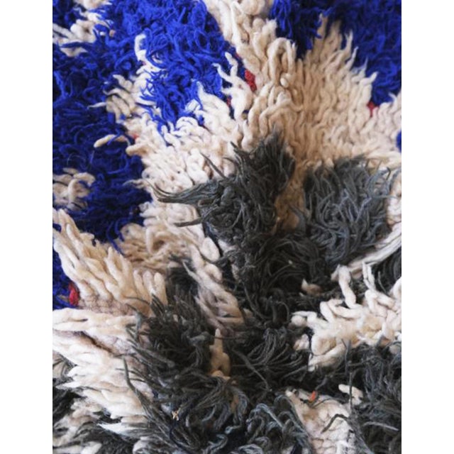 Tribal Moroccan Tribal Accent Rug - 5.3 X 1.9 Ft For Sale - Image 3 of 7