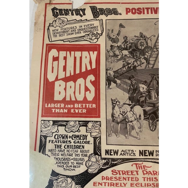 Very Rare Antique 1800's Century Bros Circus Parade Illustrated Pamphlet Flyer For Sale - Image 11 of 12