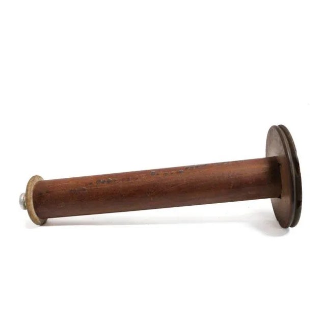 Our Factory Mill Spools Set of Two with Yellow Ends are quite unique! This nice pair of 2 Factory Mill Spools have a...