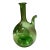 Mid-Century Green Glass Decanter For Sale