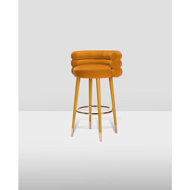 Marshmallow Bar Stools by Royal Stranger, Set of 4 For Sale - Image 14 of 18