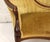Vintage Victorian Style Gold Velvet and Walnut Settee For Sale - Image 17 of 17
