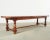 Country French Provincial Oak Farmhouse Trestle Dining Table For Sale - Image 4 of 13