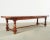 Country French Provincial Oak Farmhouse Trestle Dining Table For Sale - Image 4 of 12