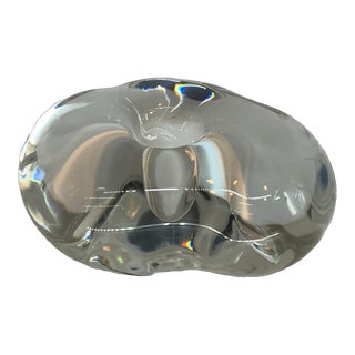 Stone-Sapped Blown Glass Candleholder by Elsa Peretti for Tiffany&Co For Sale