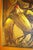 Mid-Century Modern MCM Signed Original Expressionist Oil Painting of Fighting Roosters For Sale - Image 3 of 6