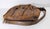 Campaign Early 20th Century Us Army Distressed Leather Messenger Bag For Sale - Image 3 of 12