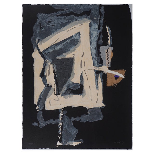 François-Xavier Fagniez, A Path Opens, Original Carborundum For Sale