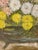 Vintage Folk Art Floral Still Life Oil on Board For Sale - Image 6 of 18