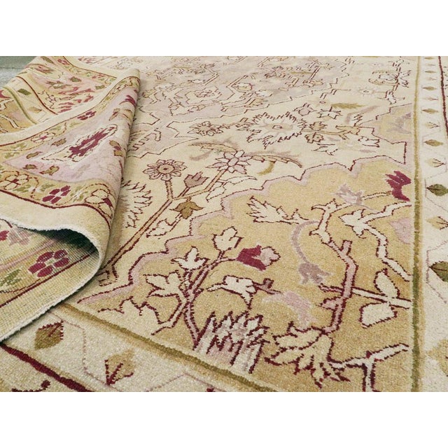 Antique Indian Agra Rug For Sale - Image 9 of 10