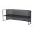 Black steel Bahaus lounge bench by Kristina Dam Studio Materials: Black outdoor powder-coated steel Dimensions: 170 x 67 x...