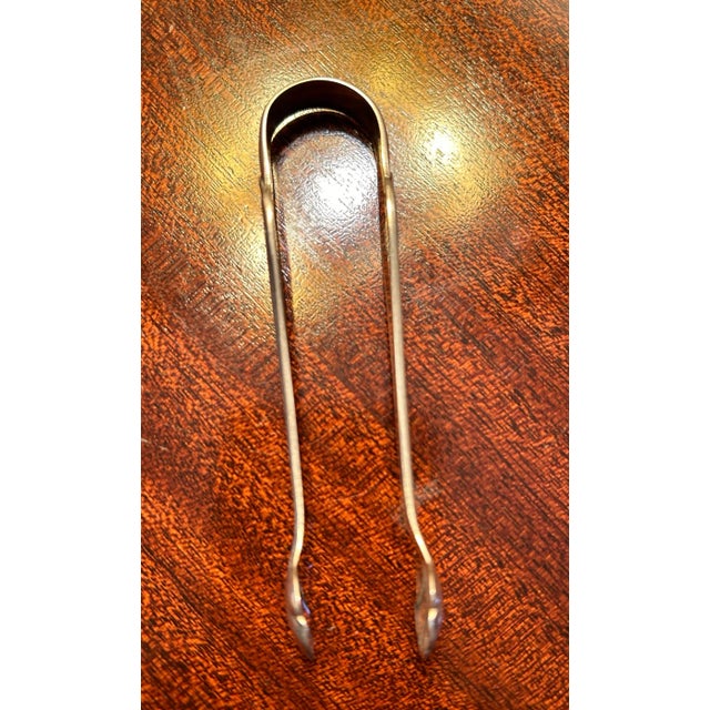 Early 20th century Silver Plate Sugar tongs. 3.75" long