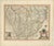 Antique Map of Champagne in France from Blaeu, 1642 For Sale
