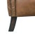 Brown Pasargad Home Harrison Top Grain Leather Wing Chair, Brown For Sale - Image 8 of 10