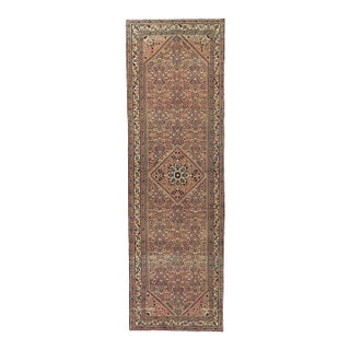 Late 20th Century Vintage Persian Malayer Rug Runner, 03'03 X 10'06 For Sale