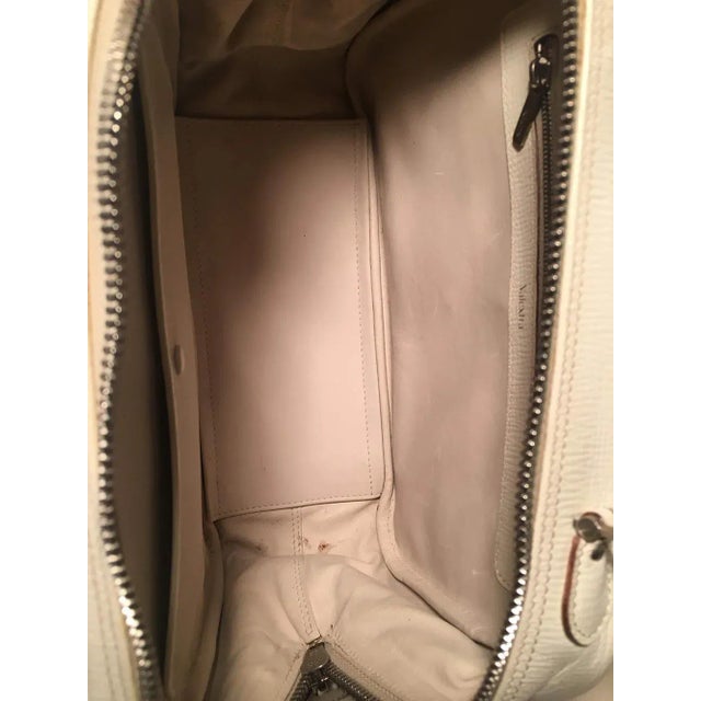 Animal Skin Valextra Serie S Medium Bag in White For Sale - Image 7 of 10