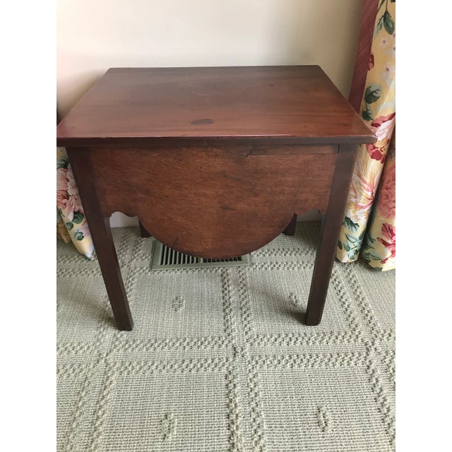 Campaign Antique Georgian Storage Top Mahogany Table For Sale - Image 3 of 9