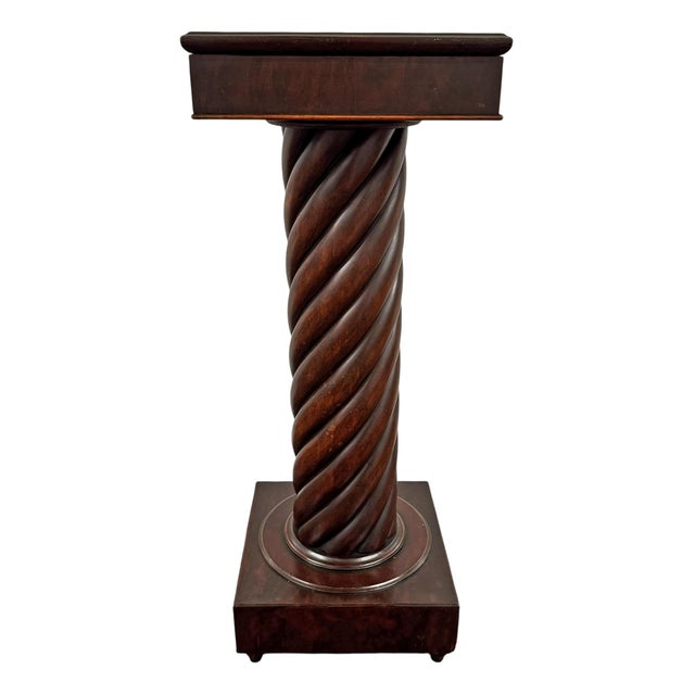 Pair of 19th Century American Empire Pedestals or Plant Stands For Sale - Image 4 of 12