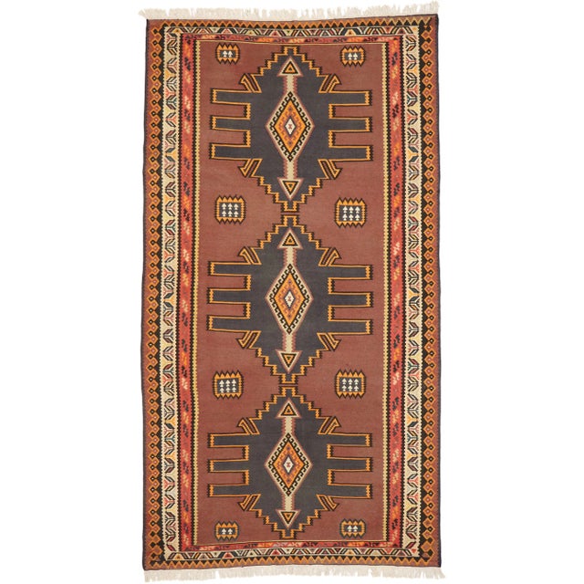Vintage Turkish Kilim Rug - 05'06 X 10'00 For Sale - Image 9 of 9