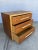 1940s 1940s Restored Mahogany Nightstand With Rattan Accents For Sale - Image 5 of 11