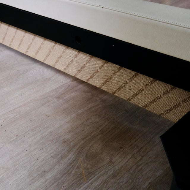 Sera Double Bed in Leather by Roberto Palomba for Poltrona Frau, 1980s For Sale - Image 11 of 15