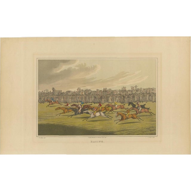 Henry Alken, Antique English Horse Racing Print, 1822, Etching For Sale - Image 9 of 9