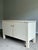 Coastal Vintage Coastal Regency Style Cream Console Cabinet For Sale - Image 3 of 9