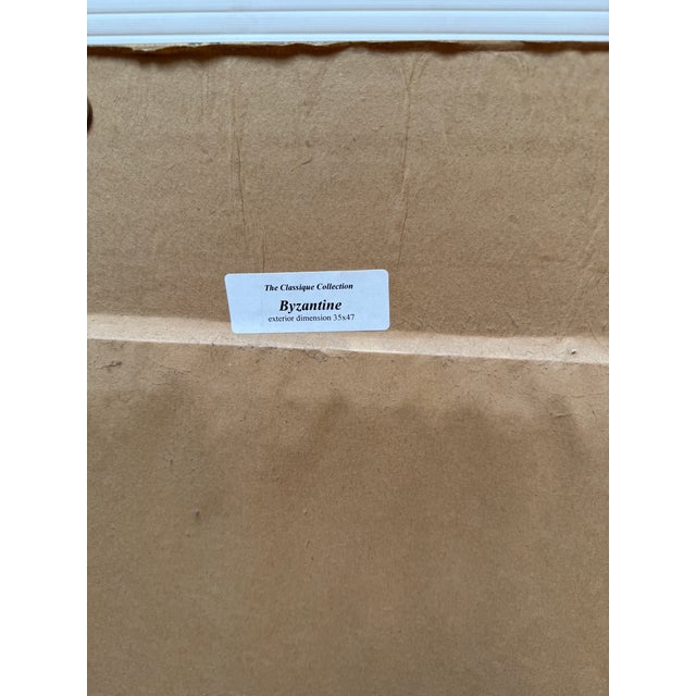 Ornamental & Decorative Materials Neoclassical Classiques Collection Byzantine Mirror For Sale - Image 7 of 12