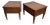 Vintage Mid to Late Twentieth Century AltaVista Lane End Tables, a Pair For Sale