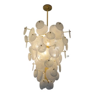 Visual Comfort "Loire" Cascading Chandelier by Aerin — Gild Finish, Like New For Sale