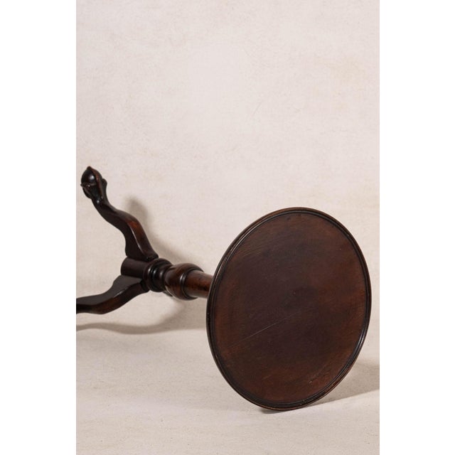 English 1920s English Mahogany Wine Table With Claw Feet For Sale - Image 3 of 4