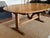 Wood 19th-Century French Provincial Oval Tilt-Top "Vendange" Wine Tasting Table For Sale - Image 7 of 15