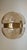 Mid-Century Modern Double-Cap Wall Light in Amber Glass and Brass from Peill & Putzler, Germany, 1960s For Sale - Image 3 of 18