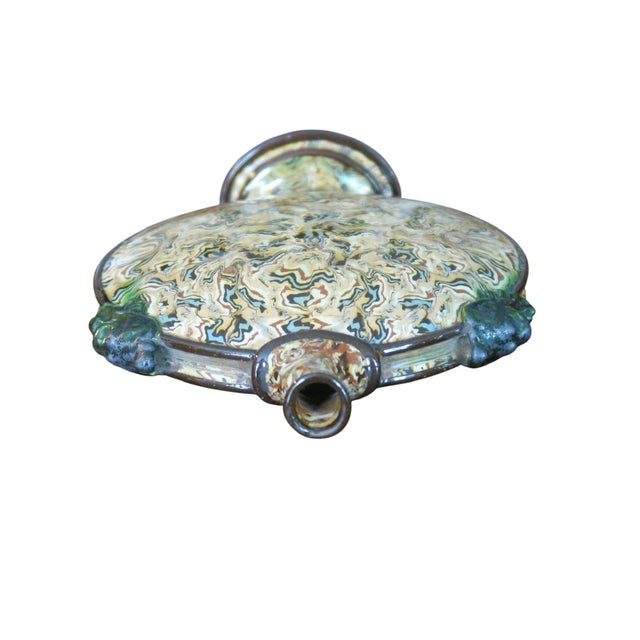 Sculpture Materials 19th Century Neoclassical Revival Agate Ware Pilgrim Flask, Probably Apt For Sale - Image 7 of 13