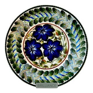 Early 20th Century Harald Slott-Møller for Aluminia Hand-Painted Faience Charger, Denmark For Sale