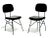 Metal Set of Italian Chairs by Gastone Rinaldi for Rima, 1950s For Sale - Image 7 of 7