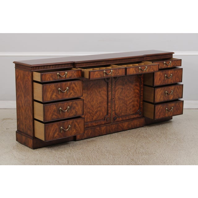 Theodore Alexander Theodore Alexander Althorp Collection Large Mahogany Credenza For Sale - Image 4 of 18