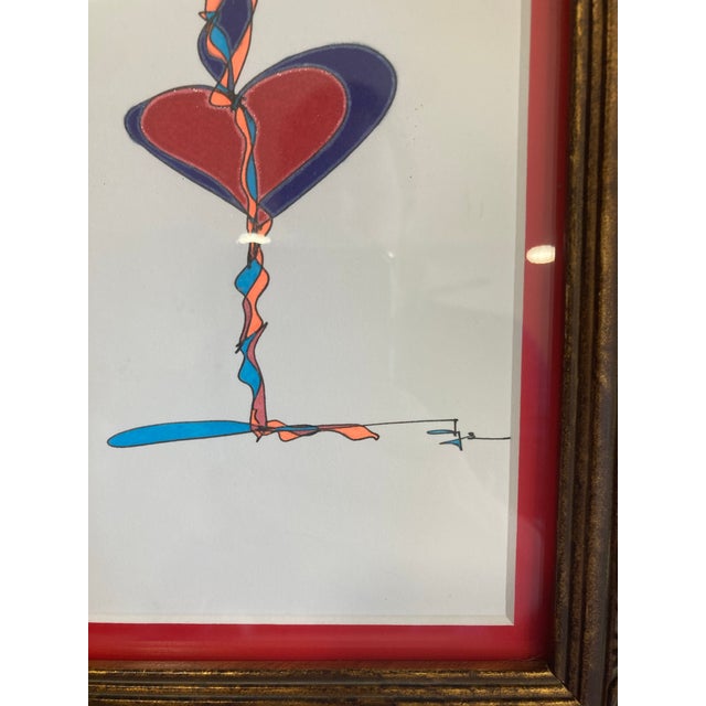 Native American Modern Pen & Ink Drawing by Native American Artist D. G. Smalling For Sale - Image 3 of 7